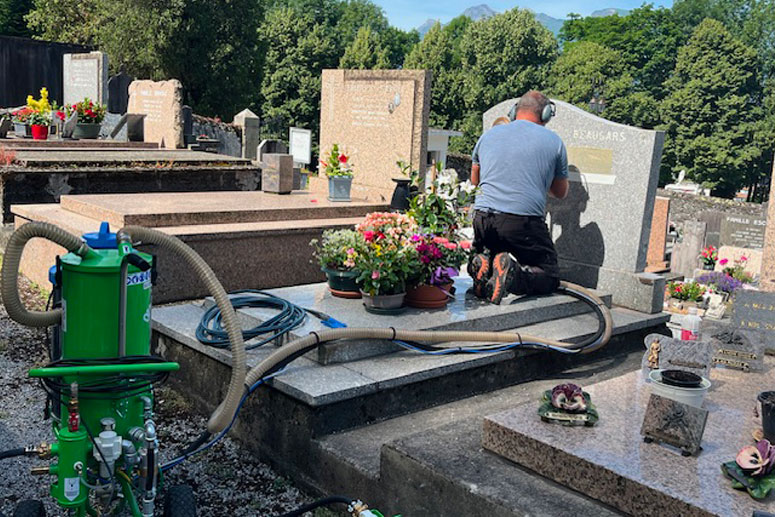 Pech Memoria gravure sur tombe