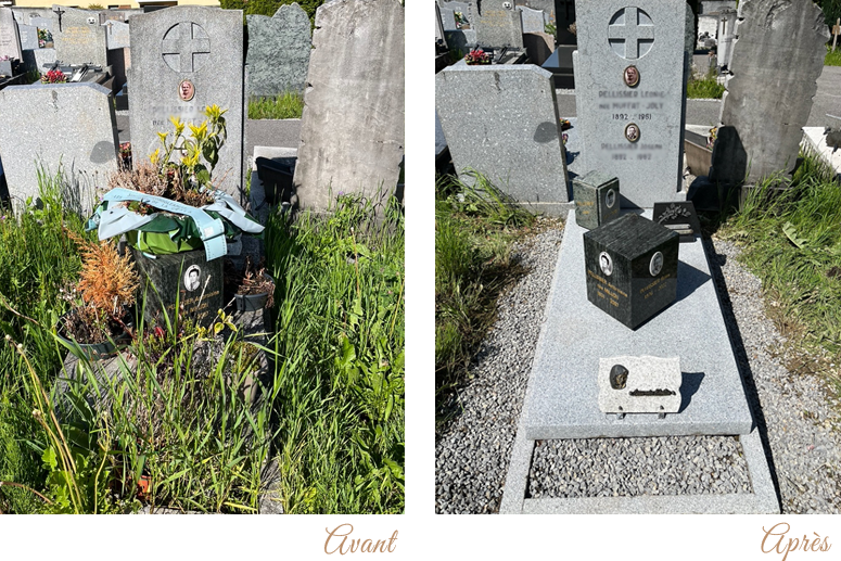 Pech Memoria Fleurissement de sépulture