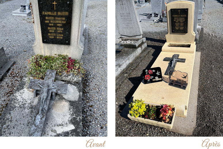 Pech Memoria Fleurissement de sépulture